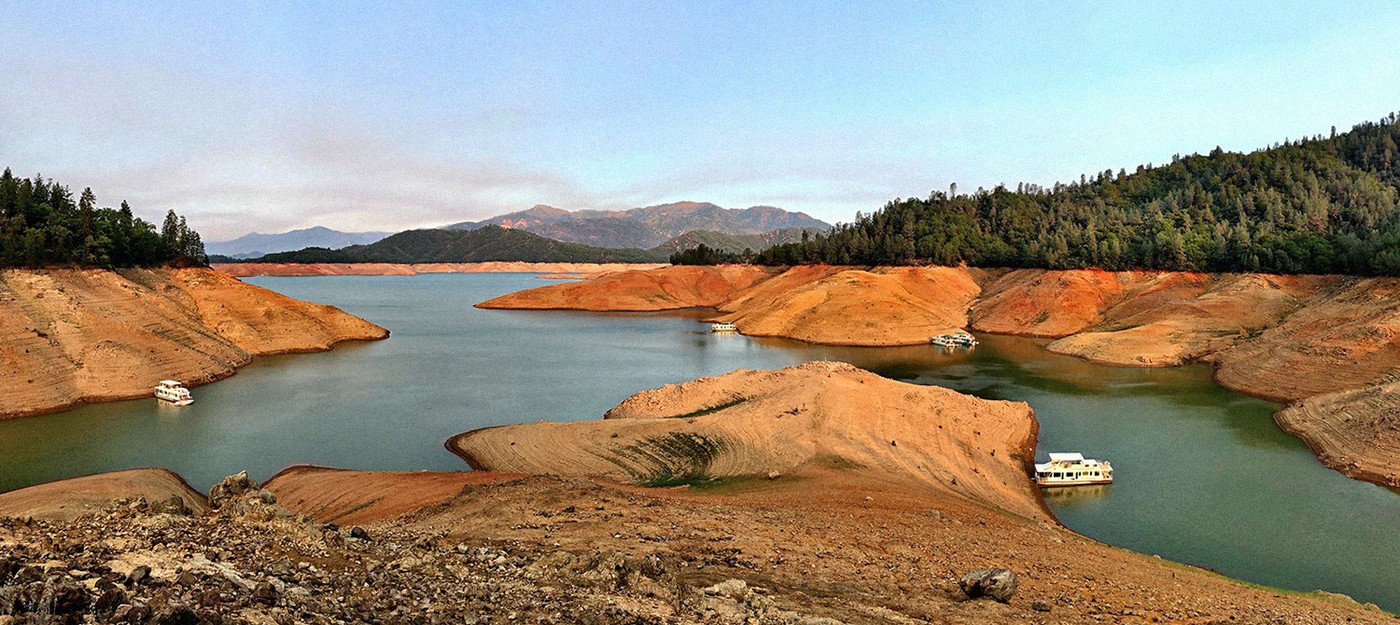 Historic low levels at the two largest water reservoirs in California