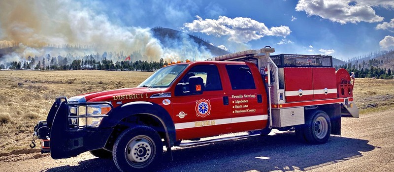Active fire behavior at Hermits Peak and Calf Canyon Fires due to high winds — 176,273 acres burned