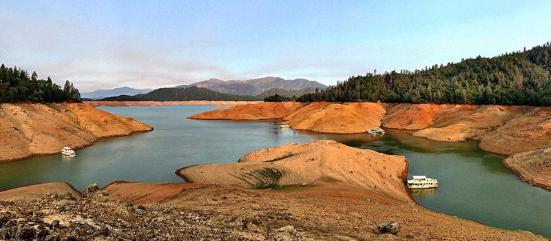 Historic low levels at the two largest water reservoirs in California